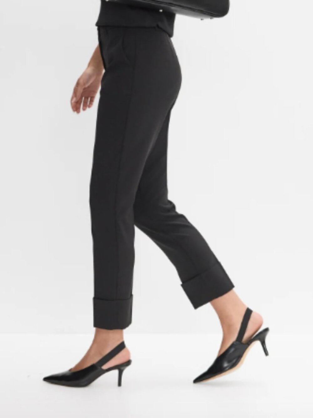 NWT! Melanie Lyne Cuffed Straight-Leg Pants
